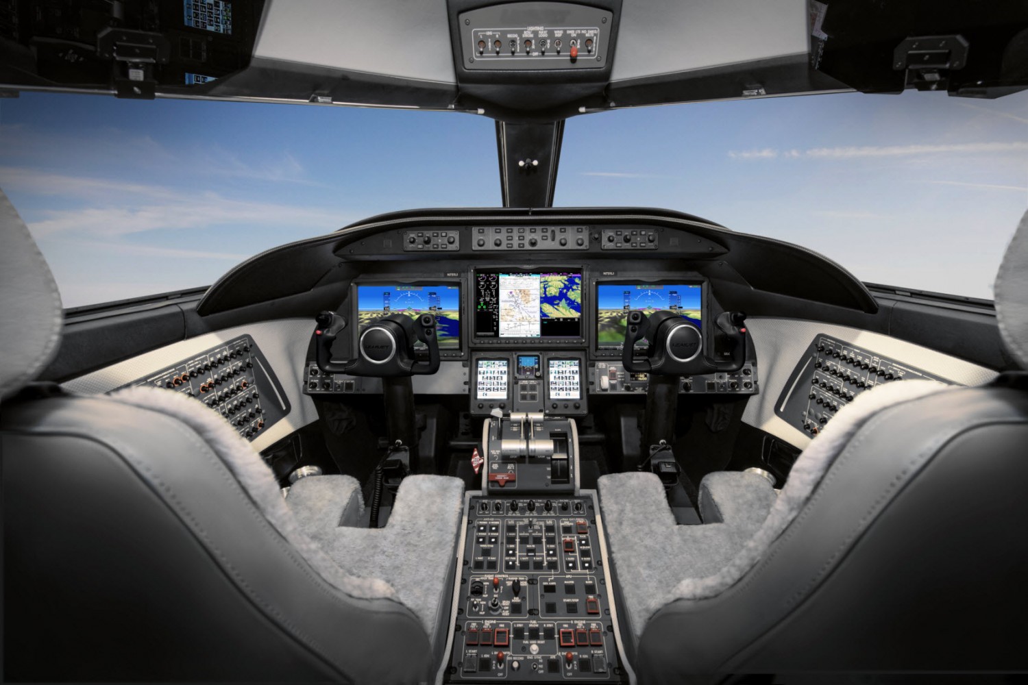 Learjet 75 liberty cockpit